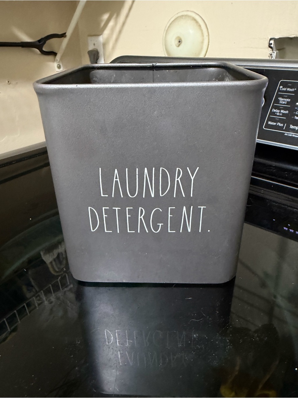 Laundry Detergent Storage Bin - Gray